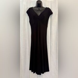 Elegant Black Midi Dress
